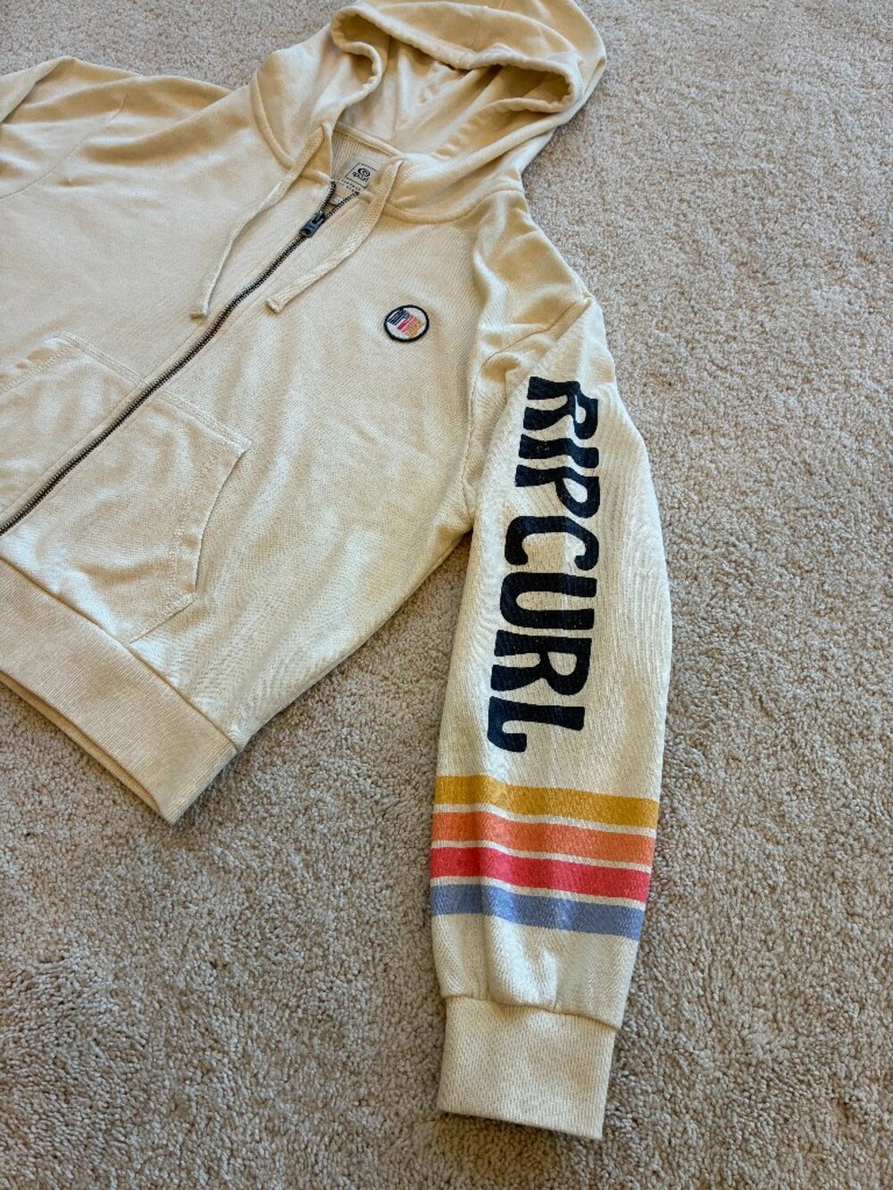 NWOT Rip Curl Zip-up Hoodie Sweatshirt Top